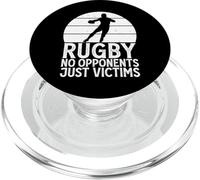 Rugby No Opponents Just Victims - Funny Rugby Player Team PopSockets PopGrip for MagSafe