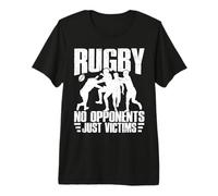 Rugby No Opponents Just Victims Rugby Player Athlete Premium T-Shirt