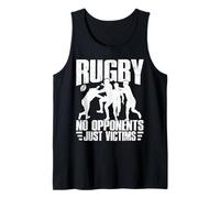 Rugby No Opponents Just Victims Rugby Player Athlete Tank Top