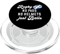 Rugby No Pads No Helmets Just Balls Scotland Flag Scottish PopSockets PopGrip for MagSafe