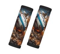 Rugby on Fire Prints Luggage Handle Cover Travel Accessories Soft and Comfortable For Backpacks and Luggage Bags
