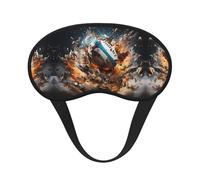 Rugby on Fire Universal Lightweight Eye Mask: Great for Travel, Office Naps and Shift Work. Provides a Comfortable Sleeping Environment