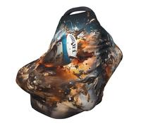 Rugby on Fire Versatile full-print Stroller Chair Cover/Nursing Cover, specially designed for your baby