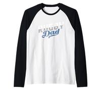Rugby Player for Rugby Dad Raglan Baseball Tee