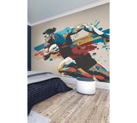 Rugby Player In Graphic Style Wall Mural Origin Murals Multi W300cm x H240cm