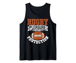 Rugby Pleasure Without Protection Rugby Player Athlete Tank Top