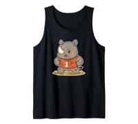 Rugby Rhino Player Jersey 1 Tank Top
