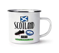 Rugby Scotland Retro Enamel Mug Cup