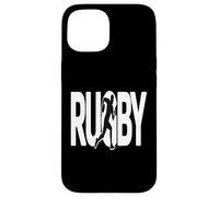 Rugby Silhouette Case for iPhone 15
