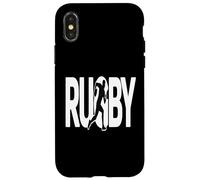 Rugby Silhouette Case for iPhone X/XS