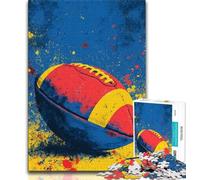 Rugby Sports Jigsaw Puzzles for Teenagers 1000 Jigsaws,Challenging To Complete But Fun And Humorous Birthday Present,Gifts,Wall Art 50x75cm