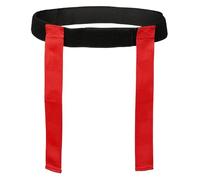 Rugby Tackle Tag Belts and Flags - Set of 4 Adjustable Belts - Ideal for Tag Rugby, PE, and Team Sports - Velcro Fastening - Fits Kids and Adults - Durable & Bright (Red, Pack 4)