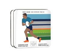 Rugby Themed 100g Tinned Soap Bar by Scottish Fine Soaps