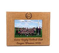 Rugby Themed Personalised Engraved Photo Frame (4 x 6 Inch)