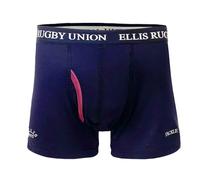 Rugby Union Boxer Trunks by Ellis Rugby - Navy Tackle