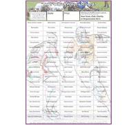 Rugby Union Player Fundraising Scratch Card/Raffle/Draw Ticket 'Which Player Scored A Try' from 92p each A4 100 Square (3)