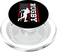 Rugby USA American Flag Patriotic PopSockets PopGrip for MagSafe