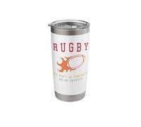 Rugby: We Dont do timeouts, we do tryouts Stainless Steel Insulated Tumbler