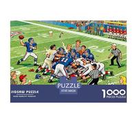Rugby Wooden Jigsaw Puzzle Waterproof 1000 Piece Puzzles for Adults Challenging And Brainteasing Educational Games