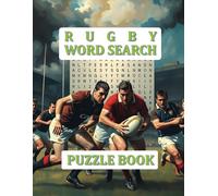 Rugby Word Search Puzzle Book: 40 challenging and unique puzzle for adults, children and fans of Rugby
