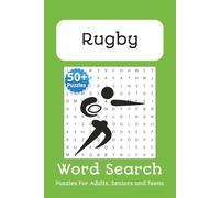 Rugby Word Search Puzzle: "Rugby Word Search Puzzle: Tough Themes of Grit, Teamwork, and Mental Strength-One Hard-Hitting Puzzle at a Time" (6x9 ... Gift for Vacations, Holidays and Fun Times