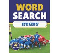Rugby Word Search: Themed Activity Puzzle Book|Large Print Challenging activity book Puzzles For Adults Men ,women And Seniors & Teens With Soulitions .