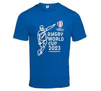 Rugby World Cup RWC Rugby World Cup 2023 Official Collection T-Shirt Size XL, Blue, XL