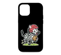 Rugby Zebra With Scrum Cap Run Case for iPhone 12/12 Pro