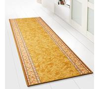 Rugen Carpet Runner, Classic Floor Runner, Non-slip Runner Rug for Kitchen Hallway Living Room Corridor Mat, Bedside Carpet (80 x 200 cm, Beige)