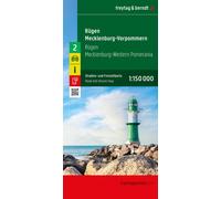 Rugen Island - Mecklenburg-Vorpommern, Road map 1:150.000 : Road and leisure map