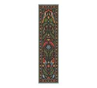RUGGABLE x Iris Apfel Machine Washable Modern Runner Rug - Birds of A Feather Black 2.5x10, Stain-Resistant, Non-Slip Standard Pad - Washable Rug for Hallway, Entryway, Living Room & Kitchen
