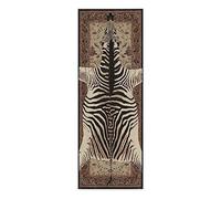RUGGABLE x Iris Apfel Machine Washable Modern Runner Rug - Safari Hazel 2.5x7, Stain-Resistant, Non-Slip Standard Pad - Washable Rug for Hallway, Entryway, Living Room & Kitchen