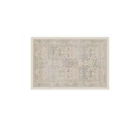 RUGGABLE x Morris & Co Washable Rug - Perfect Bohemian Area Rug for Living Room Bedroom Kitchen - Non-Slip, Stain Resistant - Blackthorn Ivory Blue 60cm x 90cm (Cushioned Pad)