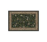 RUGGABLE x Morris & Co Washable Rug - Perfect Bohemian Area Rug for Living Room Bedroom Kitchen - Non-Slip, Stain Resistant - Pomegranate Blue Green 60cm x 90cm (Standard Pad)