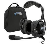 Rugged Air RA900-BUNDLE General Aviation Pilot Headset Includes Headset Bag, Gel Ear Seals and Cloth Ear Covers - Featuring Stereo/Mono Switch with GA Dual Plugs and MP3 Music Input.