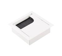 Rugged aluminum alloy cable guide for streamlined desk organization and increased productivity for everyday casual use