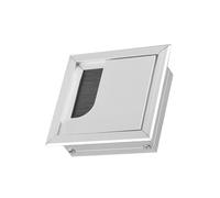 Rugged aluminum alloy cable guide for streamlined desk organization and increased productivity for everyday casual use