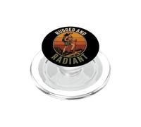 Rugged And Radiant Hiking Hiker Womens Gift For Her Retro PopSockets PopGrip for MagSafe