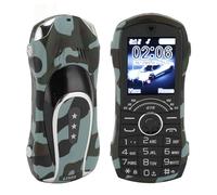 Rugged Basic Cell Phone, 1.8'' HD Display Large Buttons Cell Phones for Seniors, Car Shape Dual SIM Easy to Use Mobile Phone Supports Bluetooth/Music/Camera, 2400mAh Battery