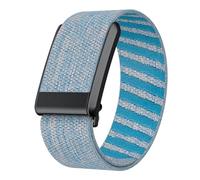 Rugged Comfort Sports Elastic Wristband, Compatible with the 4th generation Sports bracelet, Durable Elastic cloth Loop Replacement Bands for Men Women with Metal Frame Connector (blue)
