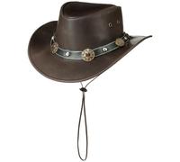 Rugged Earth Concho Hat, various sizes brown Size:XL