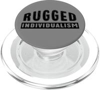 Rugged Individualism Capitalism American Individualist Gift PopSockets PopGrip for MagSafe