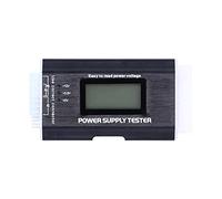 Rugged LCD Power Supply Tester for ATX/ITX/BTX PC Builds - Monitors 24Pin, 20Pin, 4+4Pin, 6Pin Floppy & HDD Voltages with Clear Display
