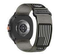 Rugged Nylon Band for Samsung Galaxy Watch 8 40mm 44mm Band for Men Women,No Gap Fabric Sport Adjustable Strap for Samsung Galaxy Watch 8 Classic 46 mm Strap,XL