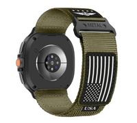 Rugged Nylon Band for Samsung Galaxy Watch 8 40mm 44mm Band for Men Women,No Gap Fabric Sport Adjustable Strap for Samsung Galaxy Watch 8 Classic 46 mm Strap,XL