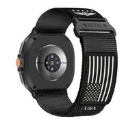 Rugged Nylon Band for Samsung Galaxy Watch 8 40mm 44mm Band for Men Women,No Gap Fabric Sport Adjustable Strap for Samsung Galaxy Watch 8 Classic 46 mm Strap,XL