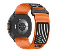 Rugged Nylon Band for Samsung Galaxy Watch 8 40mm 44mm Band for Men Women,No Gap Fabric Sport Adjustable Strap for Samsung Galaxy Watch 8 Classic 46 mm Strap,XL
