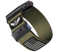 Rugged Nylon- Compatible with Apple Watch Ultra 3/ Ultra 2 Band 49mm Men,Magnetic Tactical Soft Stars- Stripes Flag Sport Strap for iWatch Bands 46mm 45mm 44mm 42mm Series 11 10 9 8 7 6 5 4 3 2 1 Se