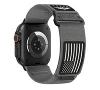 Rugged Nylon Straps for Apple Watch Ultra/2 Strap 49mm 46mm 45mm 44mm 42mm iWatch Straps Men Women,Tactical Horse Fabric Sport Strap 30MM Wide Fabric Band for Apple Watch Series 10 9 8 7 6 5 4 3 SE