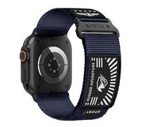 Rugged Nylon Straps for Apple Watch Ultra/4/3/2 Strap 49mm 46mm 45mm 44mm 42mm iWatch Straps Men Women,Tactical Horse Fabric Sport 30MM Wide Fabric Band for Apple Watch Series 12 11 10 9 8 7 6 5 4 SE